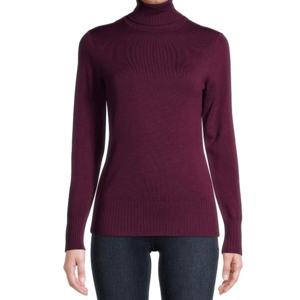 Faded. Glory /Woman’s Maroon, Turtleneck/Size Small